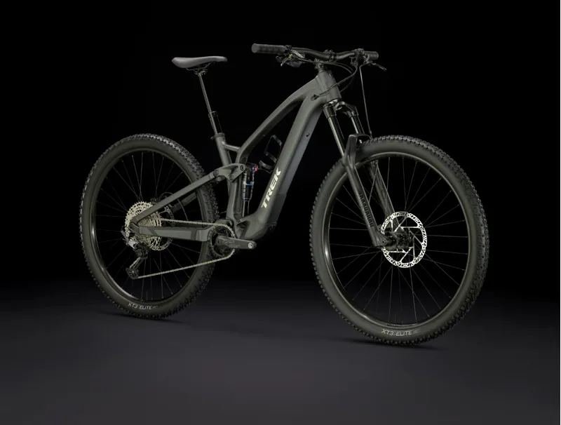 Trek FUEL EXe 5 Alloy Deore Full Suspension Electric Mountain Bike 2025 in Matte Black-1